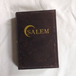 Salem Brown Book with Gold Lettering